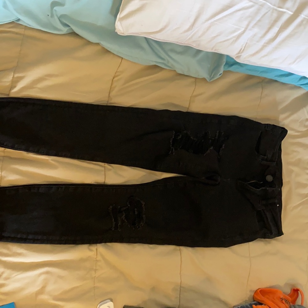 American eagle black jegging jeans